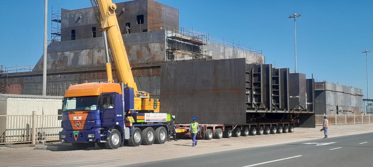 110 Ton Pipe Bending Machine Transport | Sharjah to Dammam | TLS