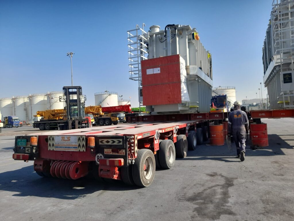 Jebel Ali to Hassyan Power Plant 85 MT Transformers 5