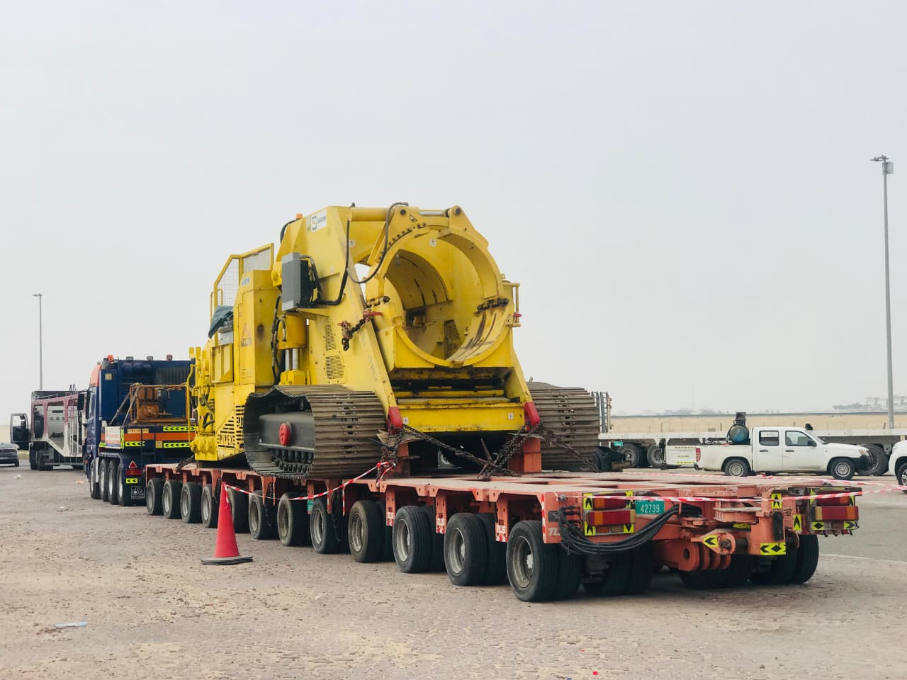 110 Ton Pipe Bending Machine Transport | Sharjah to Dammam | TLS
